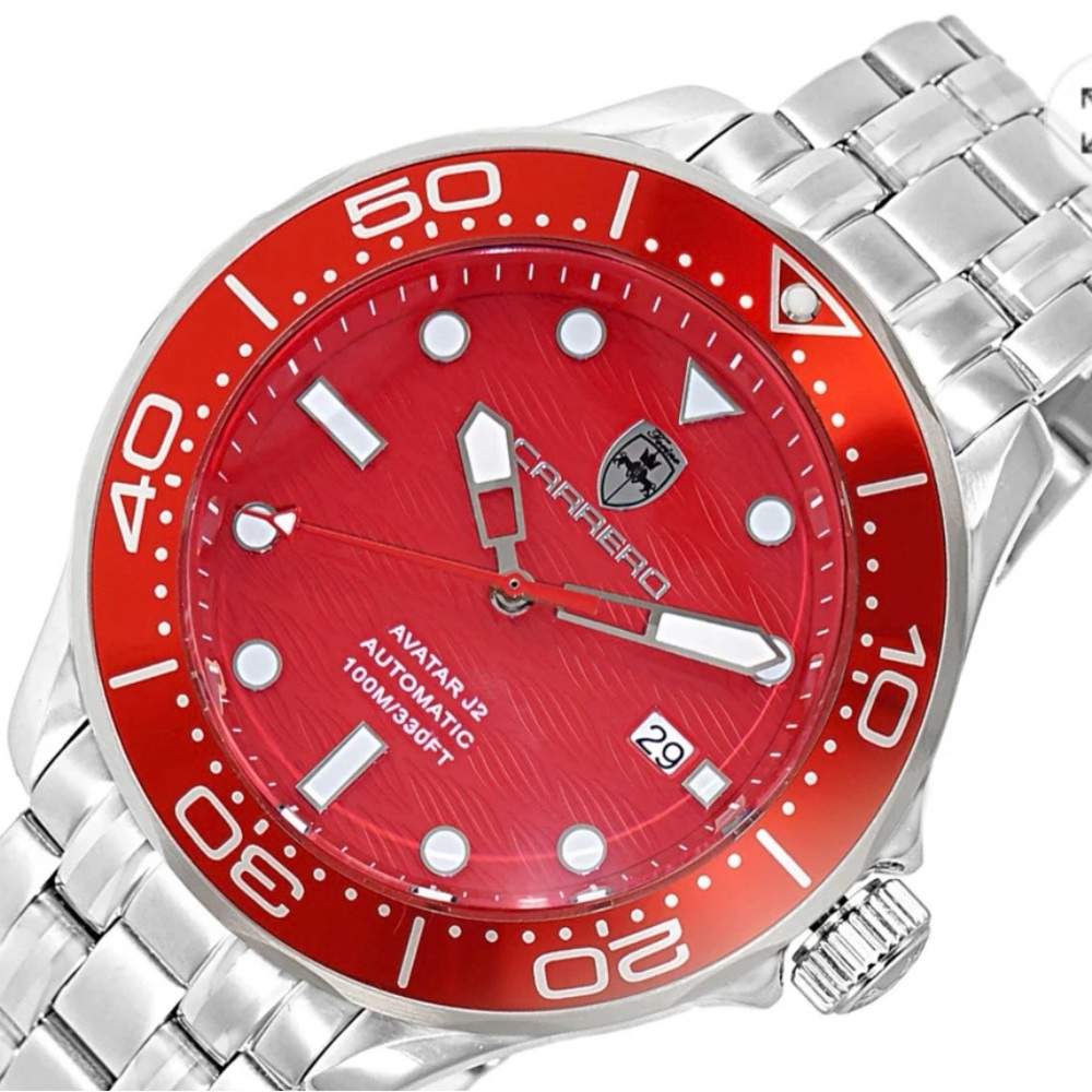 Red Automatic Men's Watch